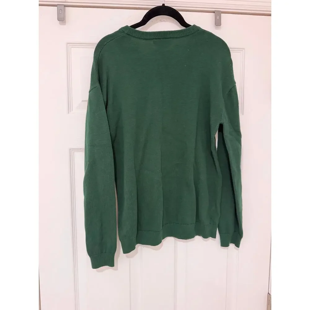 Old Navy - Boys - School Uniform Solid V-Neck Sweater - Green - Size XXL